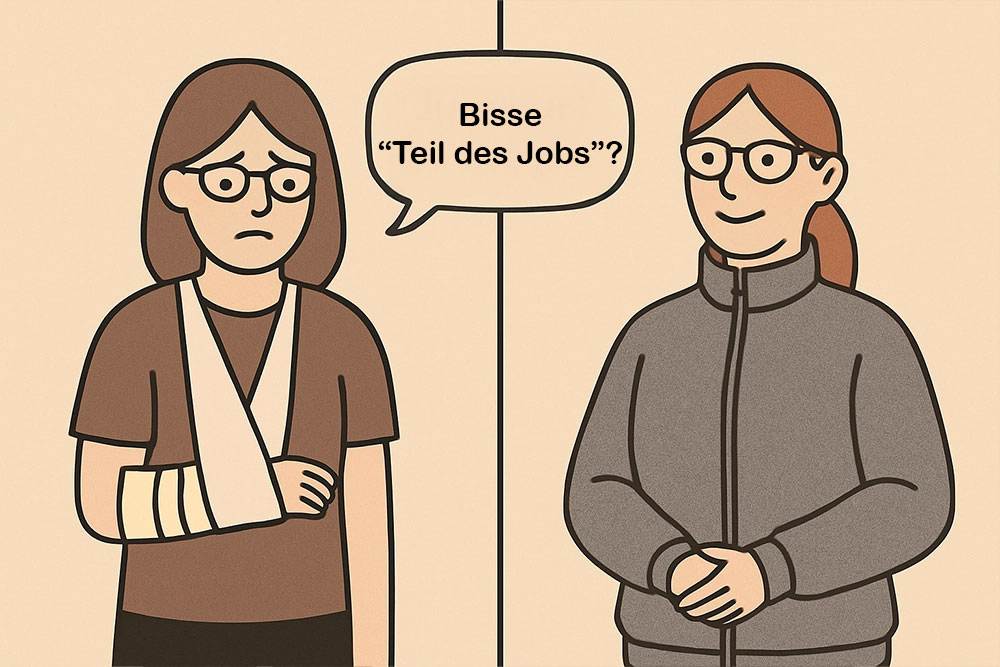 Mythos 5: Sind Bissverletzungen „Teil des Jobs“?