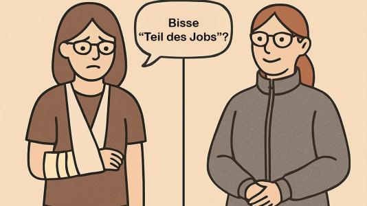 Bisse "Teil des Jobs"?